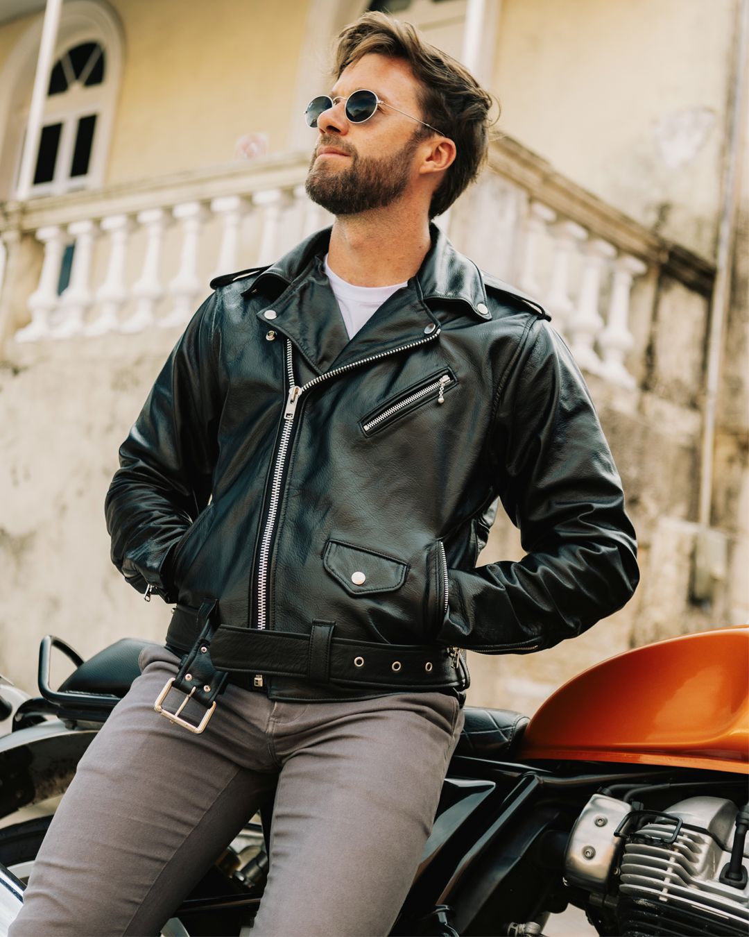 Jaqueta de Couro Perfecto